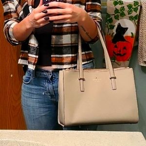 Kate Spade Taupe Shoulder Bag